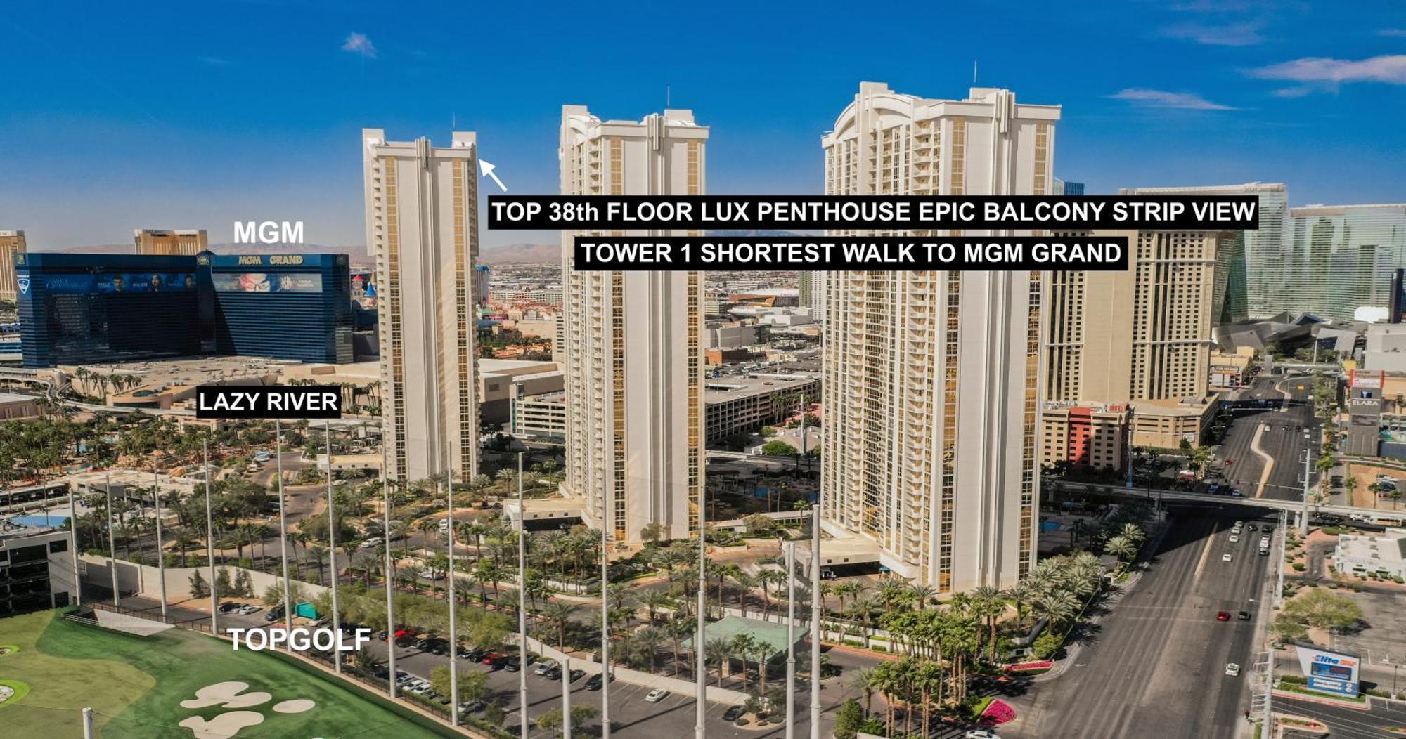 Signature Mgm Top 38Th Floor Penthouse Lux+ Best Balony Strip View Suite + No Resort Fee Las Vegas Ngoại thất bức ảnh